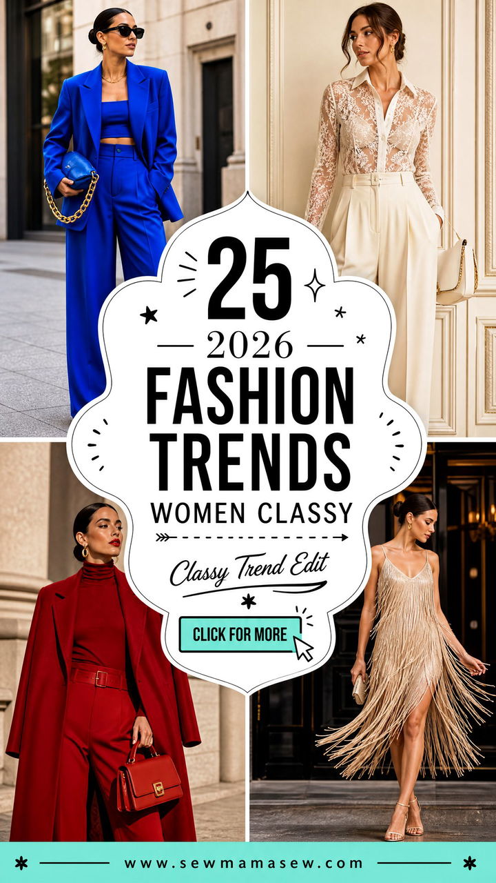 25 2026 Fashion Trends Women Classy Dressers Will Love - 25 2026 Fashion Trends Women Classy Dressers Will Love