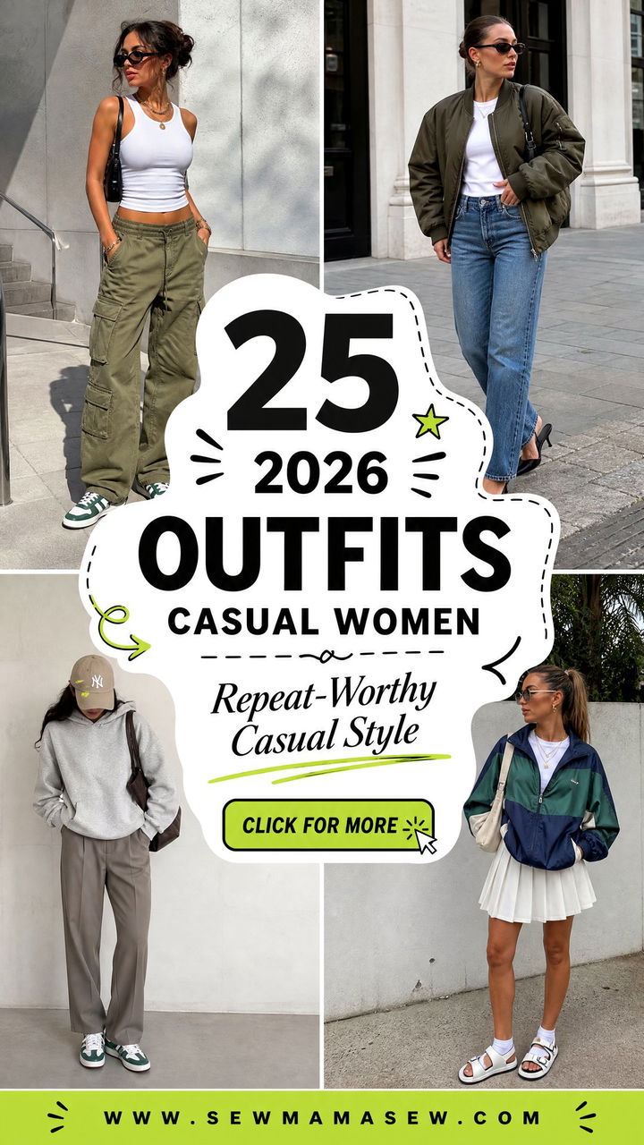 25 2026 Outfits Casual Women Will Wear on Repeat This Year - 25 2026 Outfits Casual Women Will Wear on Repeat This Year