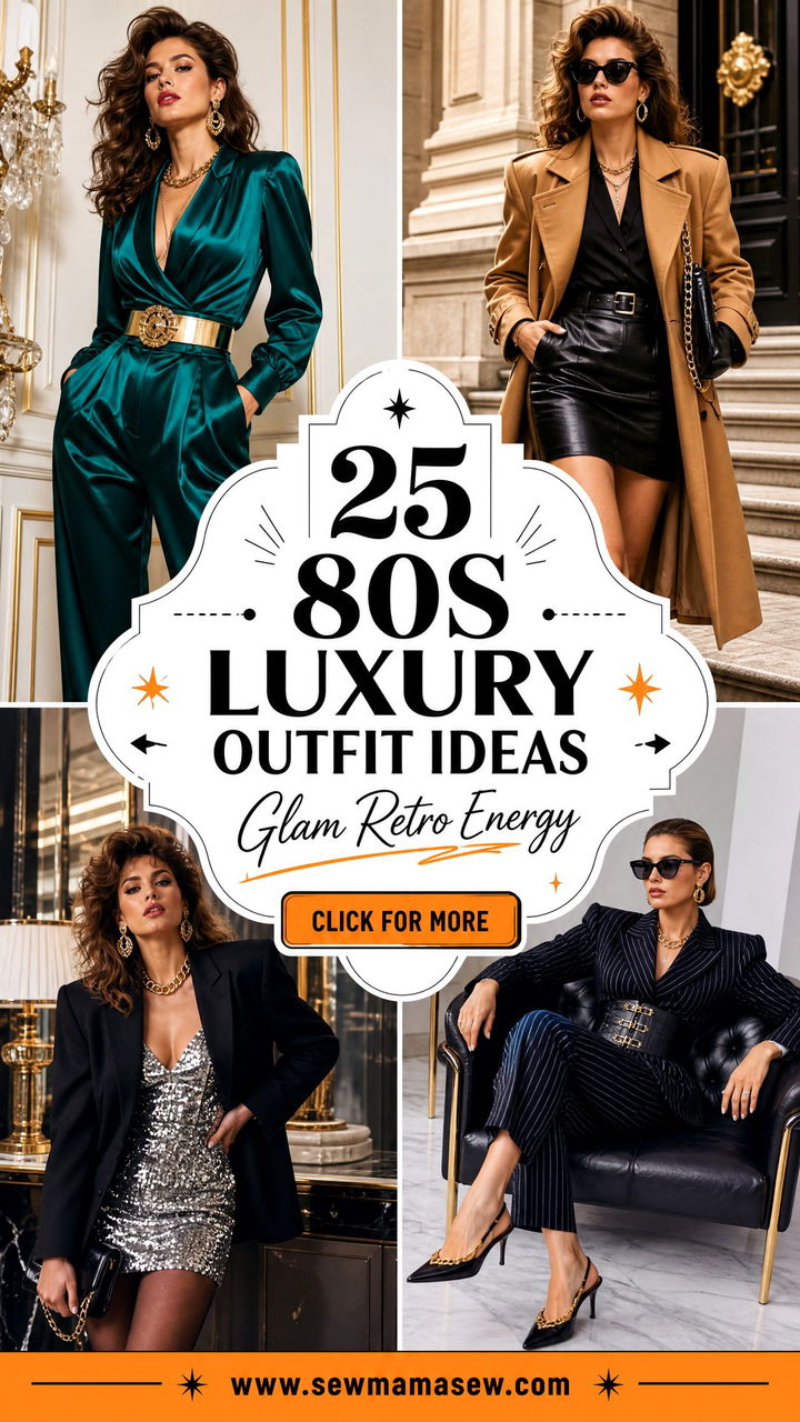 25 80s Luxury Outfit Ideas 2026 for Glam Retro Style - 25 80s Luxury Outfit Ideas 2026 for Glam Retro Style