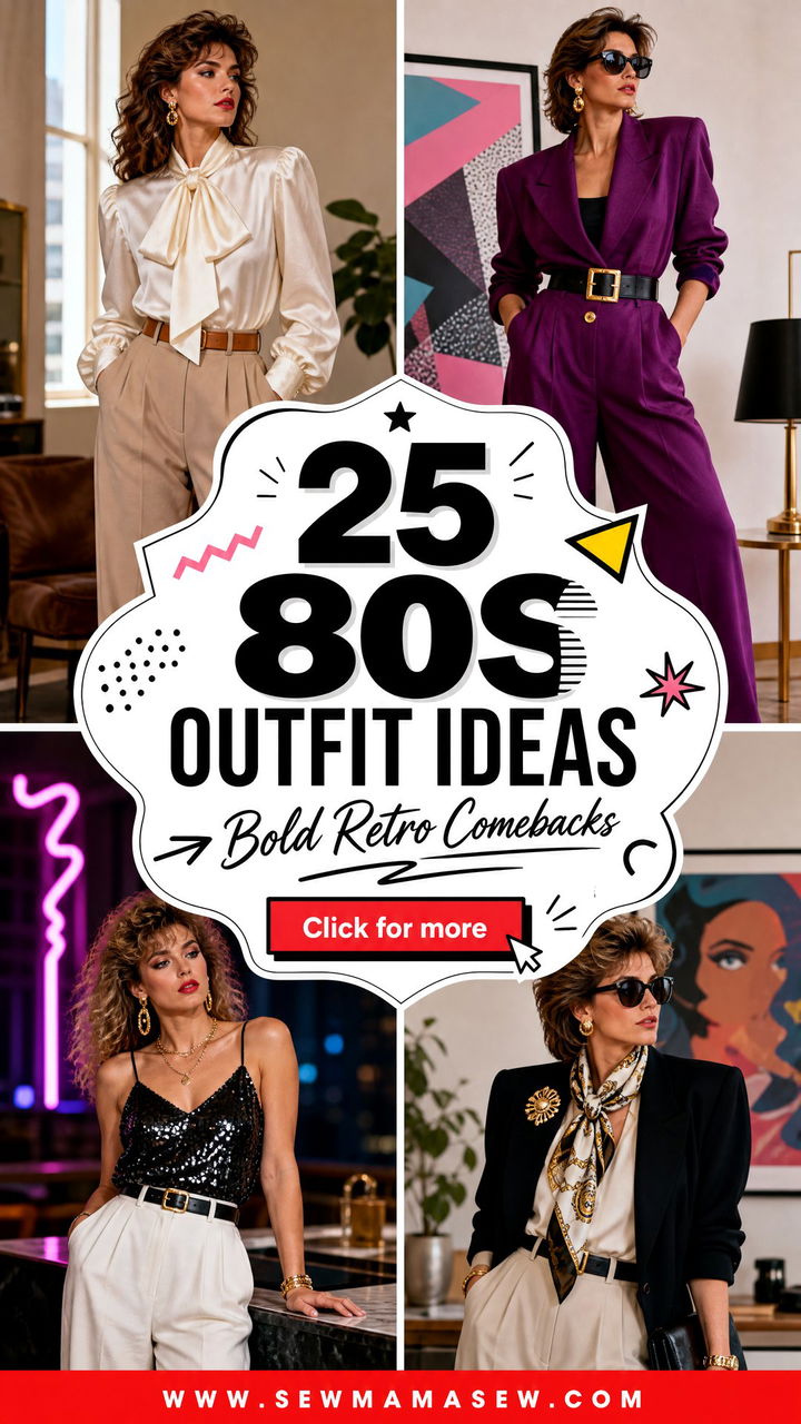 25 80s Outfit Ideas 2026 for Bold Retro Style Comebacks - 25 80s Outfit Ideas 2026 for Bold Retro Style Comebacks