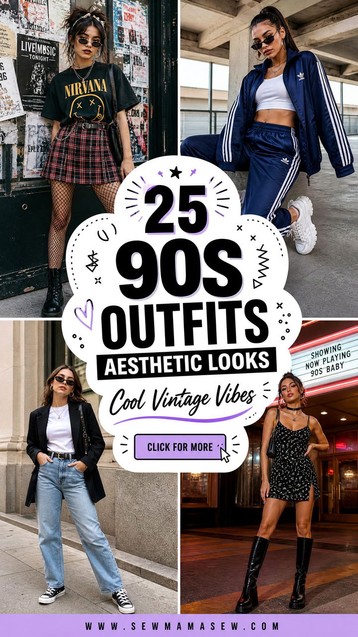 25 90s Outfits Aesthetic Looks for Cool Vintage Vibes - 25 90s Outfits Aesthetic Looks for Cool Vintage Vibes
