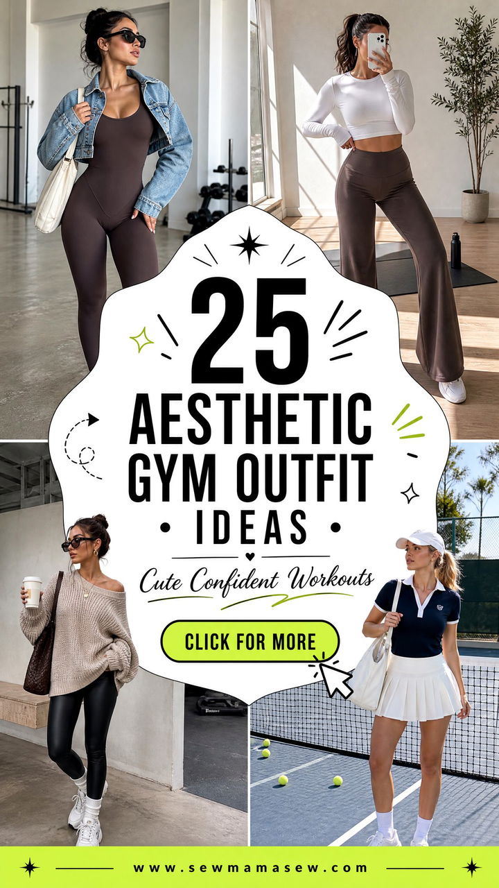 25 Aesthetic gym outfit ideas for Cute Confident Workouts - 25 Aesthetic gym outfit ideas for Cute, Confident Workouts
