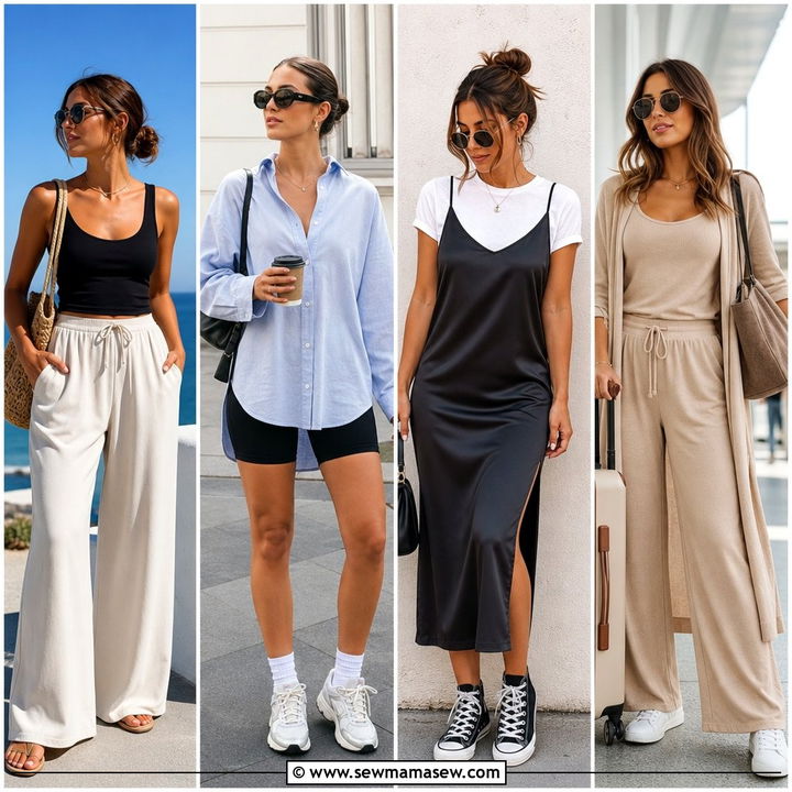 25 Airport Outfit Ideas For 12 Hour Flight Comfort
