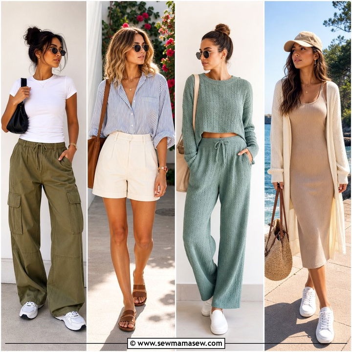 25 Airport Outfit Ideas For International Flight Summer