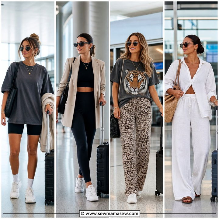 25 Airport Outfit Ideas For Warm Destination Style