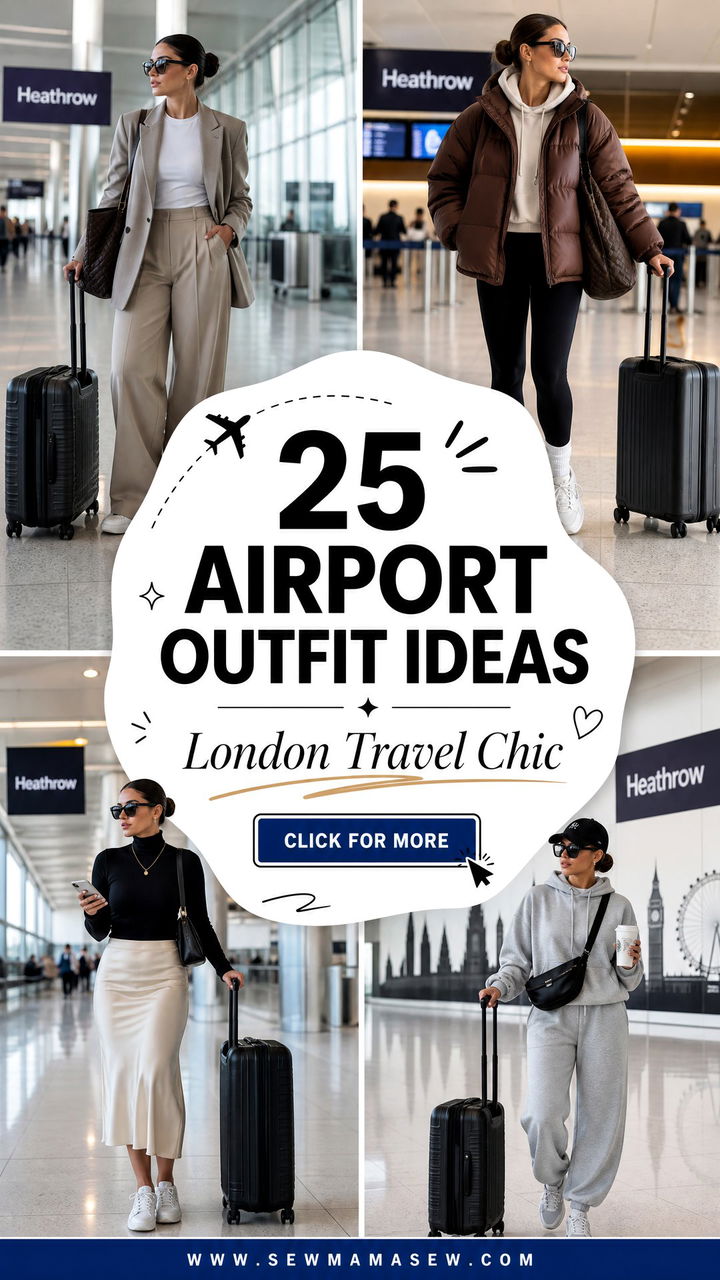 25 Airport Outfit Ideas Heathrow London Travelers Love - 25 Airport Outfit Ideas Heathrow London Travelers Love
