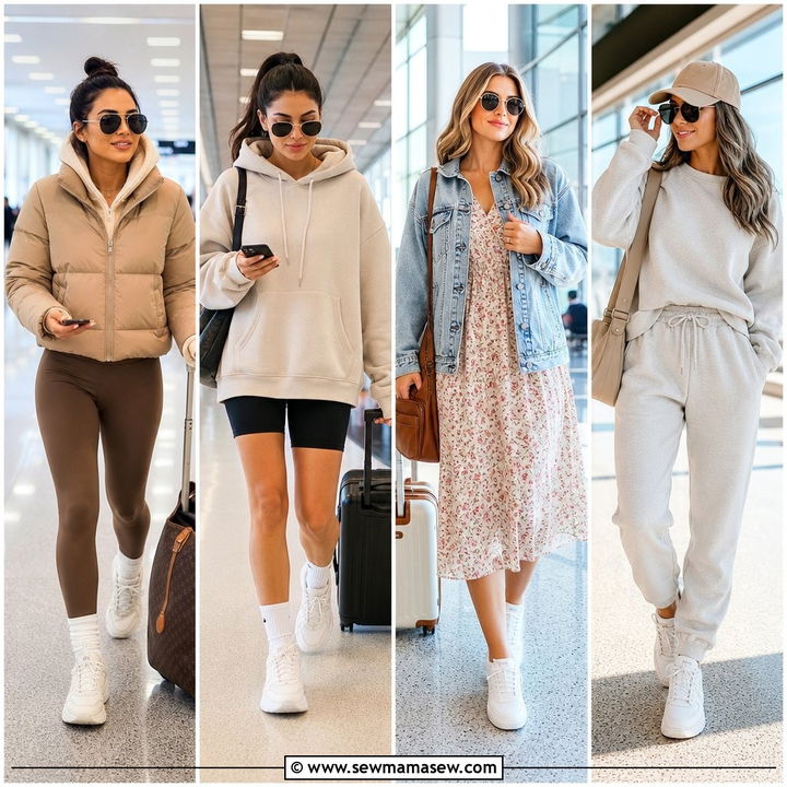 25 Airport Outfit Ideas JFK New York Travelers Need