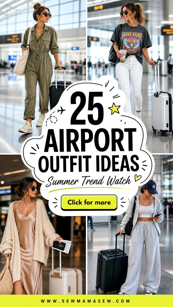 25 Airport Outfit Ideas Summer 2026 Trends To Try - 25 Airport Outfit Ideas Summer 2026 Trends To Try