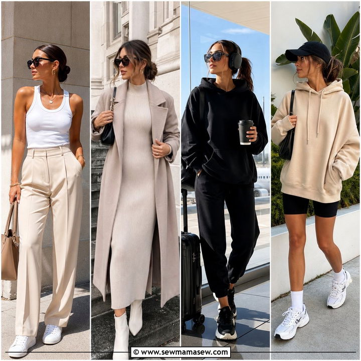 25 Airport Outfit Ideas Clean Girl for Polished Travel Days