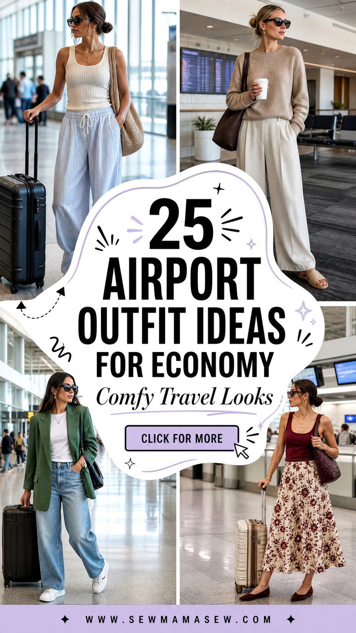 25 Airport outfit ideas for economy Comfy Travel Looks - 25 Airport outfit ideas for economy: Comfy Travel Looks