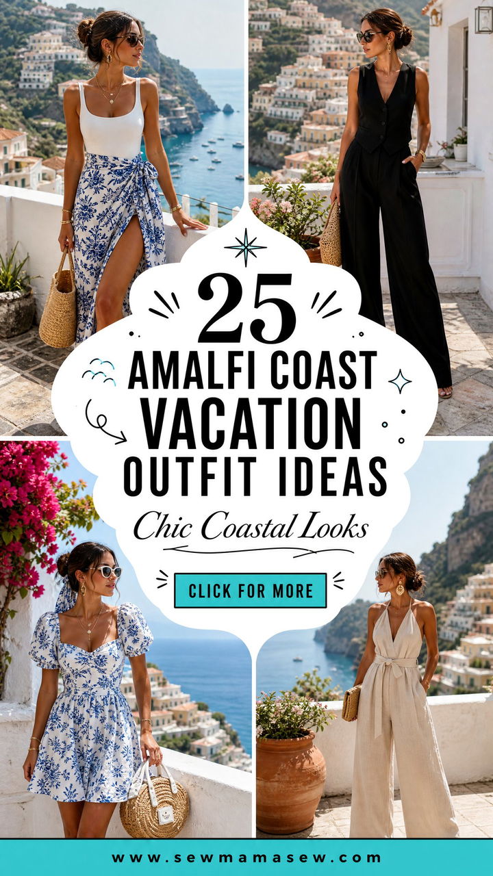 25 Amalfi Coast Vacation Outfit Ideas 2026 Chic Looks - 25 Amalfi Coast Vacation Outfit Ideas 2026: Chic Looks