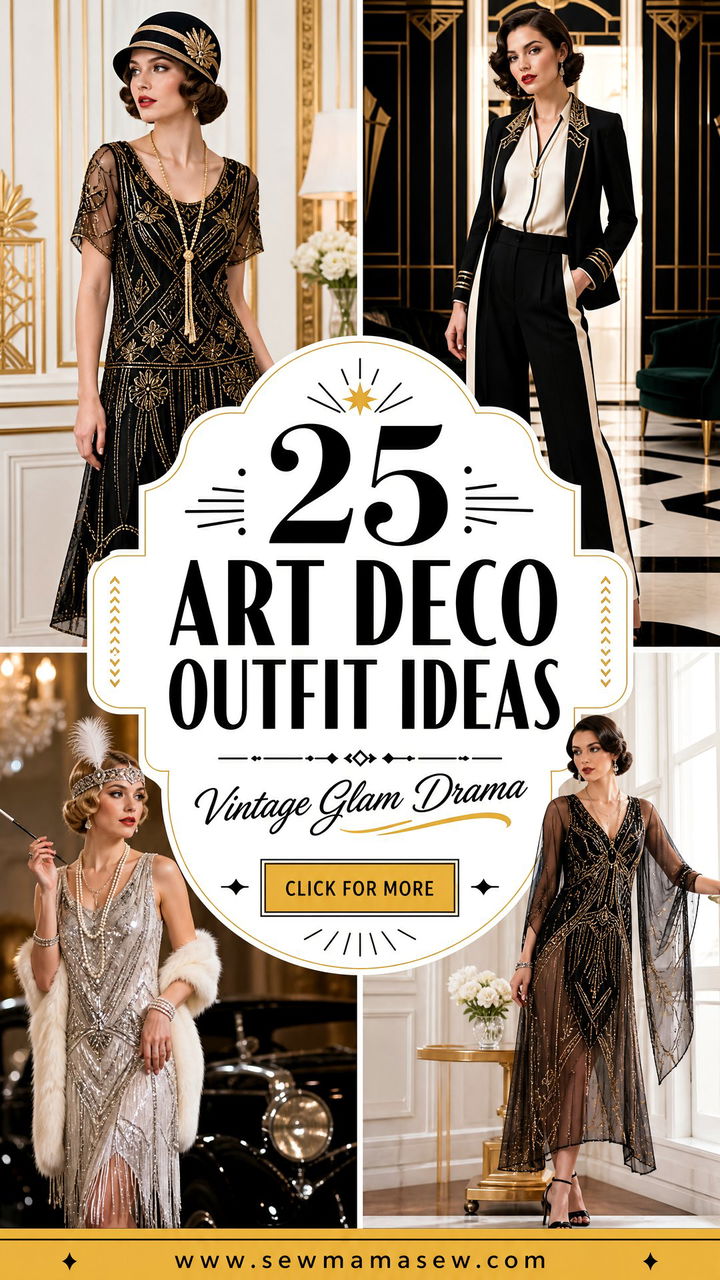 25 Art Deco Outfit Ideas Glam Looks With Vintage Drama - 25 Art Deco Outfit Ideas: Glam Looks With Vintage Drama