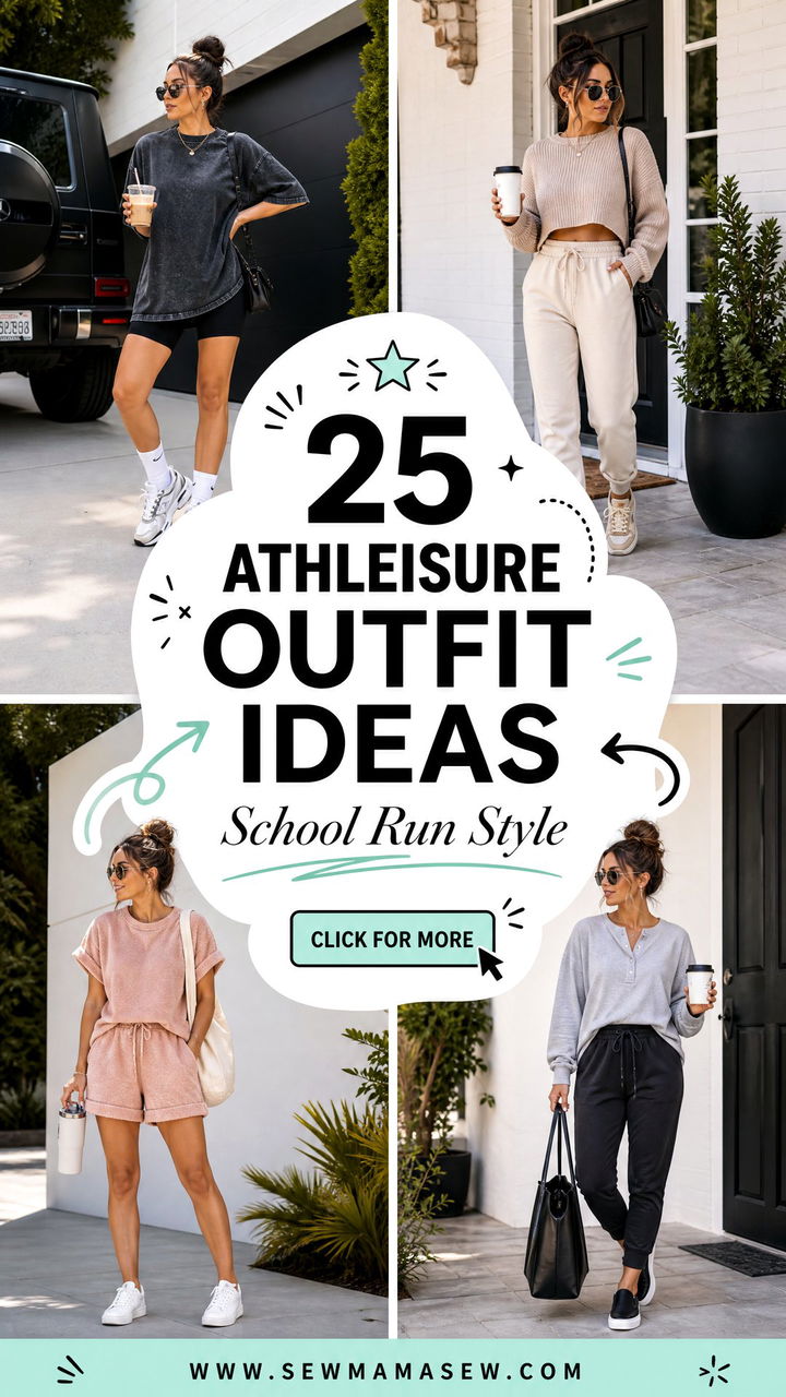 25 Athleisure Outfit Ideas School Run Moms Need Now - 25 Athleisure Outfit Ideas School Run Moms Need Now