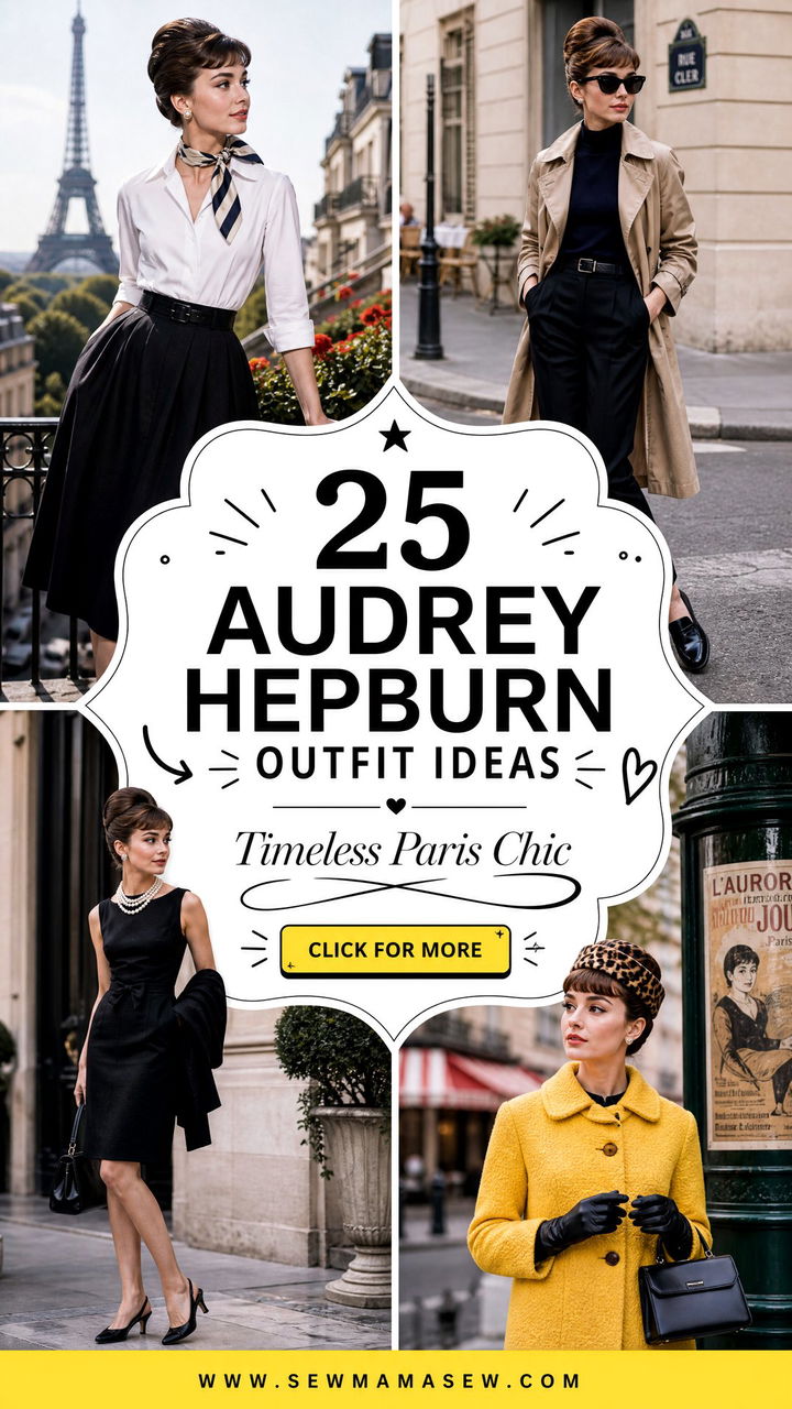 25 Audrey Hepburn Outfit Ideas For Timeless Chic Style - 25 Audrey Hepburn Outfit Ideas For Timeless Chic Style