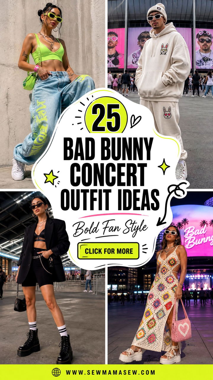 25 Bad Bunny Concert Outfit Ideas For Bold Fan Style - 25 Bad Bunny Concert Outfit Ideas For Bold Fan Style