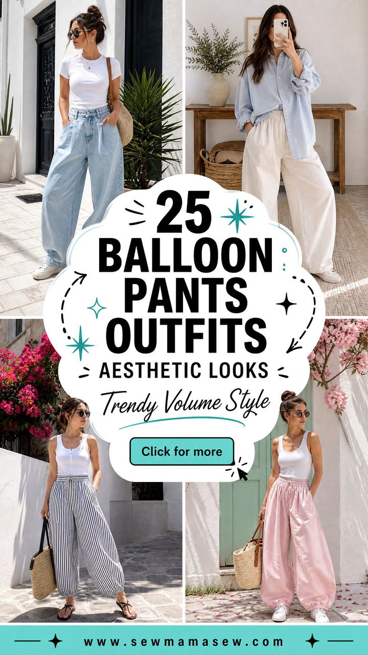 25 Balloon Pants Outfits Aesthetic Looks To Try This Season - 25 Balloon Pants Outfits Aesthetic Looks To Try This Season