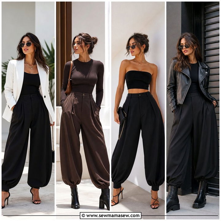 25 Balloon Pants Outfits Inspo for Modern Looks You'll Love