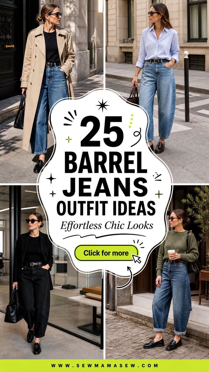 25 Barrel Jeans Outfit Ideas With Loafers for Effortless Chic - 25 Barrel Jeans Outfit Ideas With Loafers for Effortless Chic