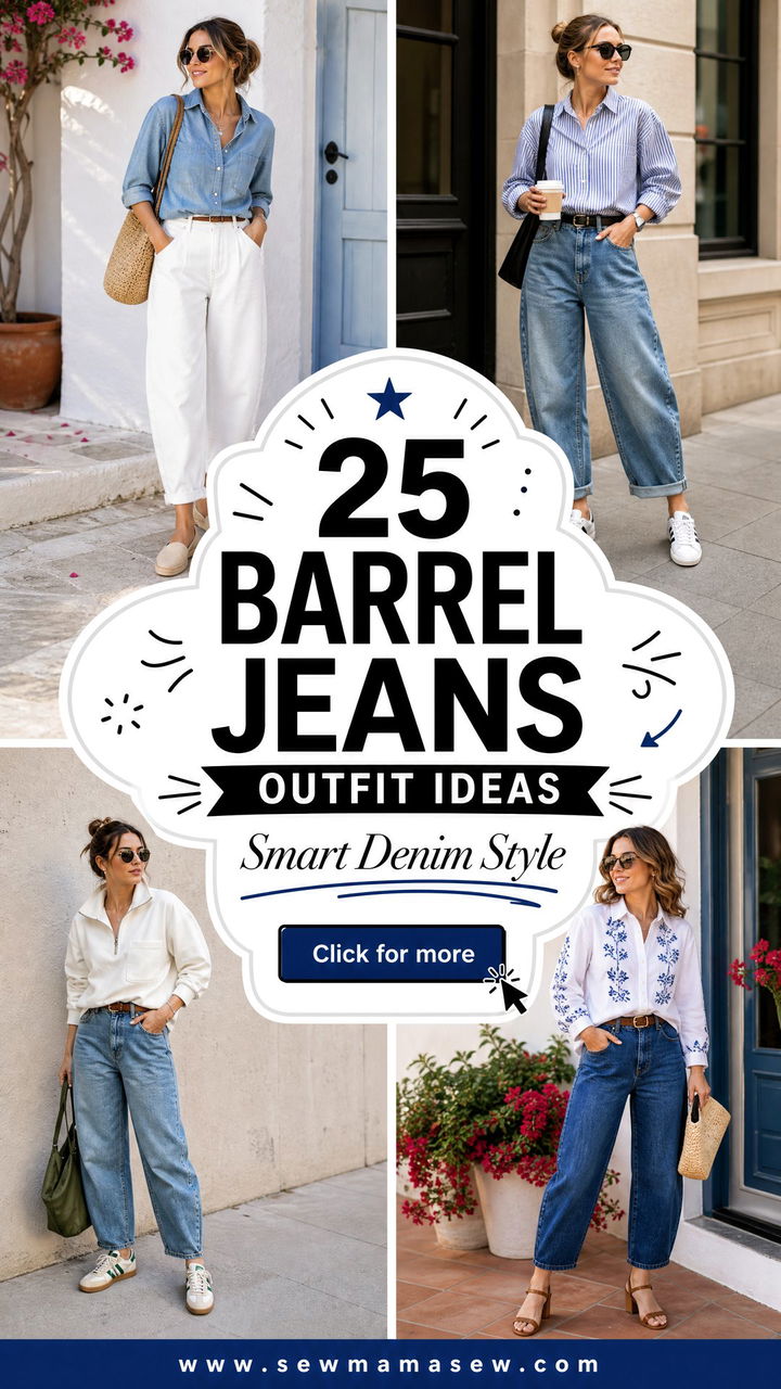 25 Barrel Jeans Outfit Ideas With a Button Down for Smart Style - 25 Barrel Jeans Outfit Ideas With a Button Down for Smart Style