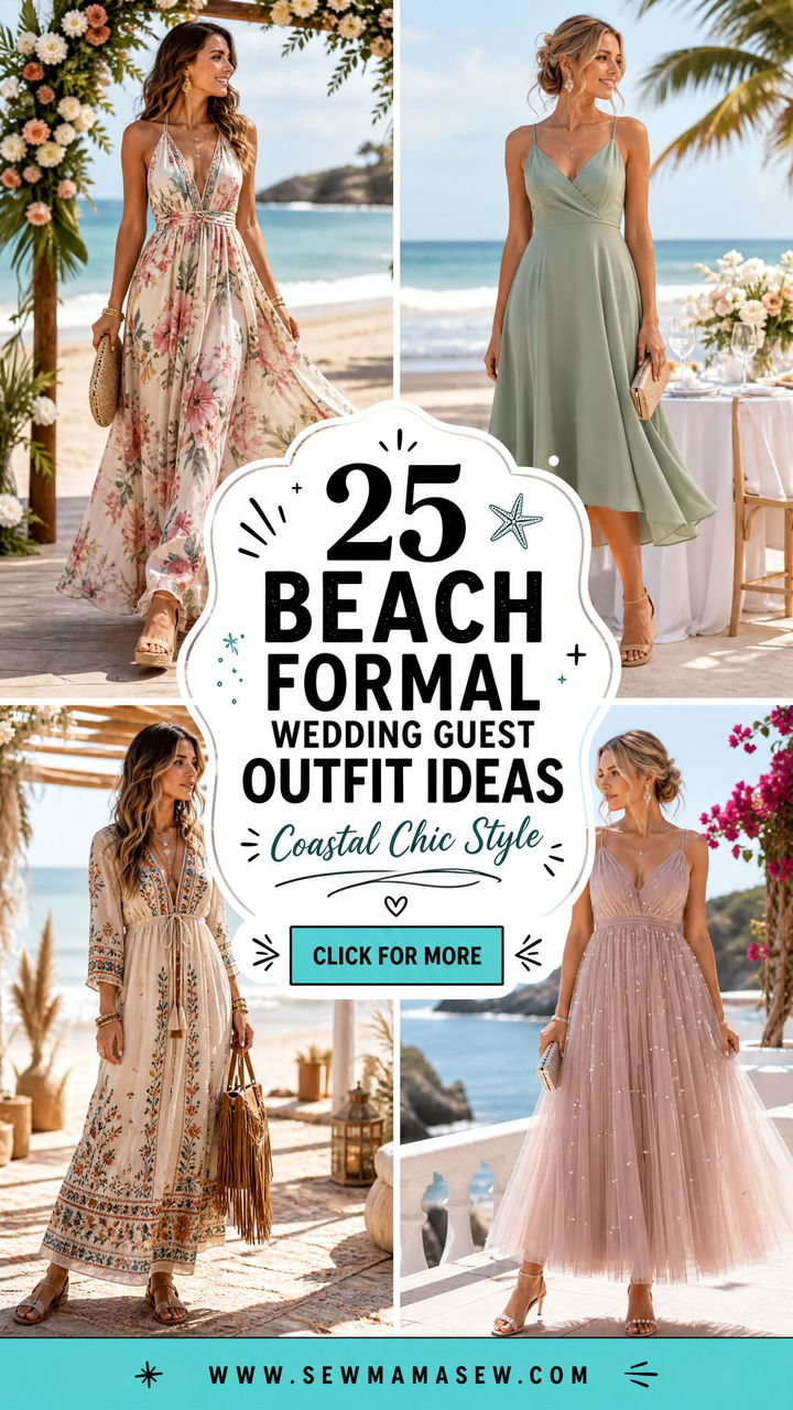 25 Beach Formal Wedding Guest Outfit Ideas for Coastal Chic - 25 Beach Formal Wedding Guest Outfit Ideas for Coastal Chic