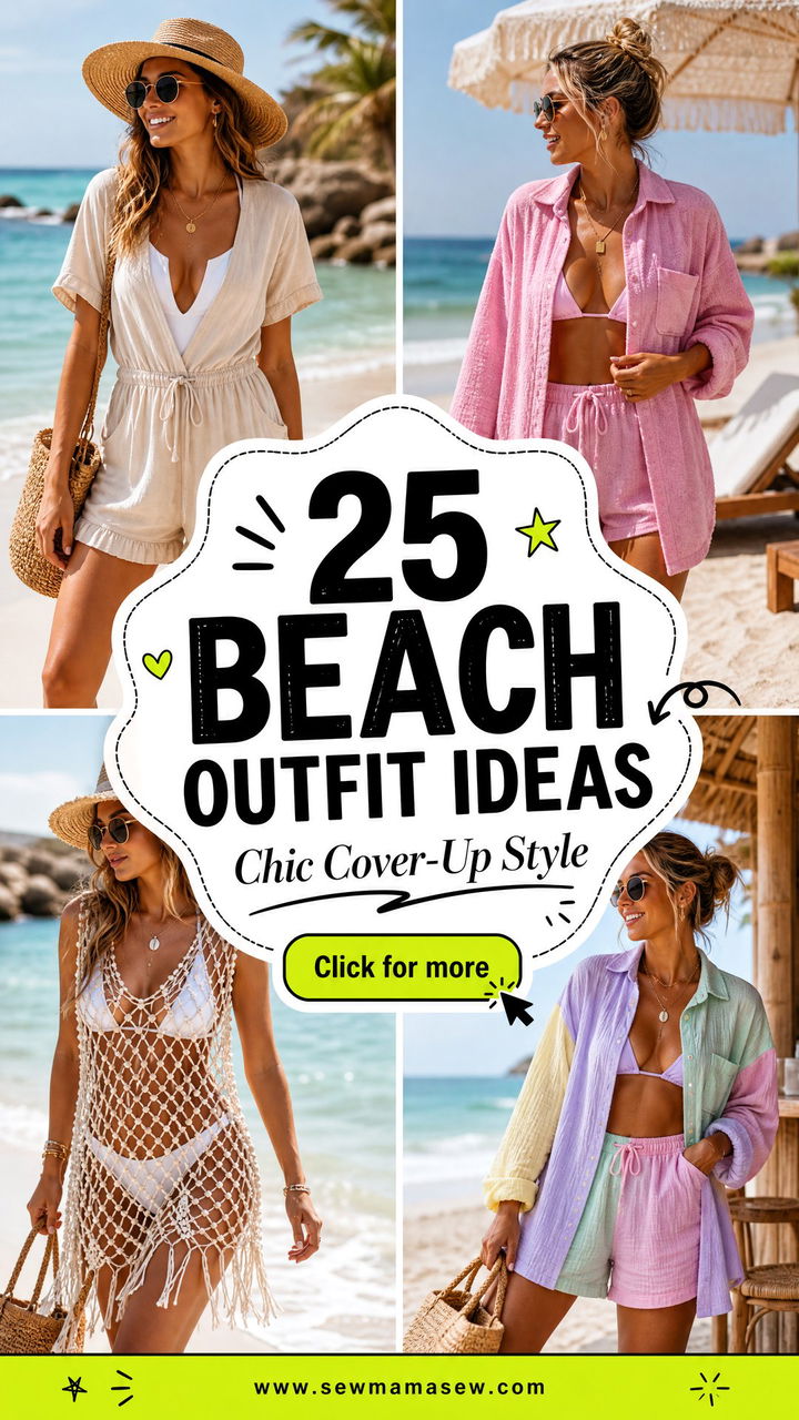 25 Beach Outfit Ideas Over Swimsuit for Chic Cover-Up Style - 25 Beach Outfit Ideas Over Swimsuit for Chic Cover-Up Style