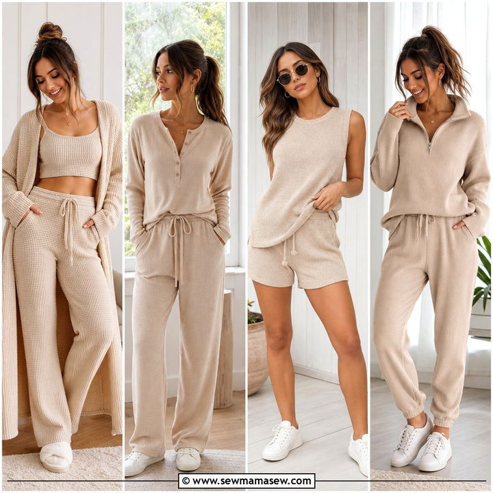 25 Beige Loungewear Set Outfit Ideas for Cozy Chic Days