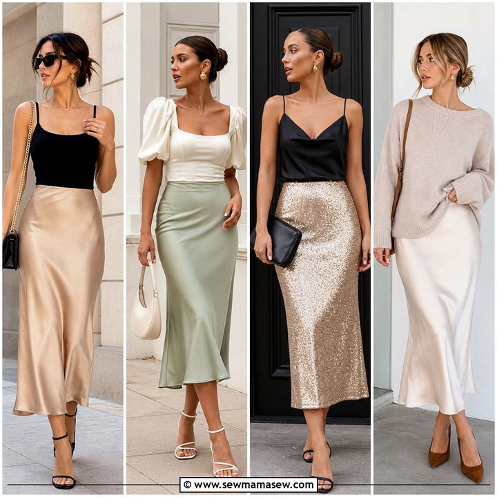 25 Bias Cut Skirt Outfit Ideas for Effortless Elegance