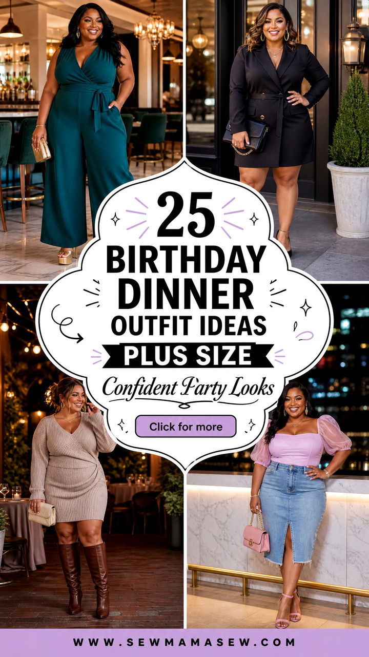 25 Birthday Dinner Outfit Ideas Plus Size Confident Looks - 25 Birthday Dinner Outfit Ideas Plus Size: Confident Looks