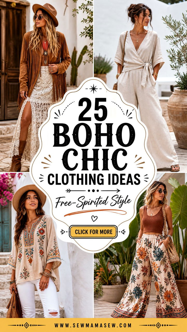 25 Boho Chic Clothing Ideas 2026 For Free-Spirited Style - 25 Boho Chic Clothing Ideas 2026 For Free-Spirited Style
