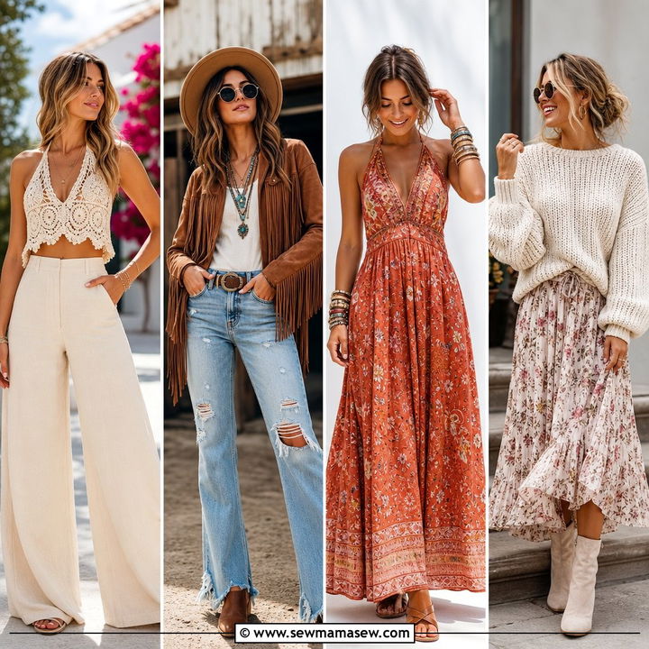 25 Boho Chic Outfits Aesthetic for Dreamy Festival Style