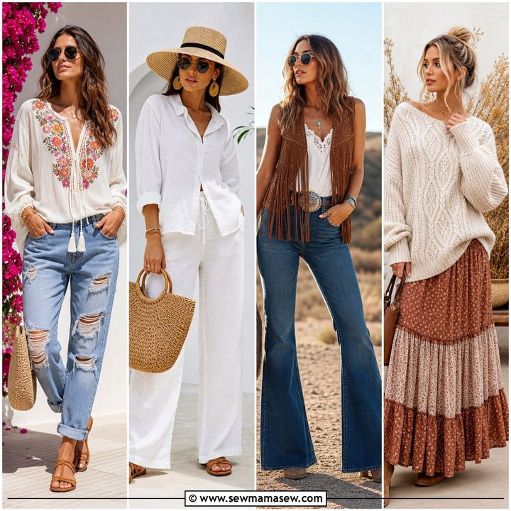 25 Boho Chic Outfits To Copy For Effortless Style