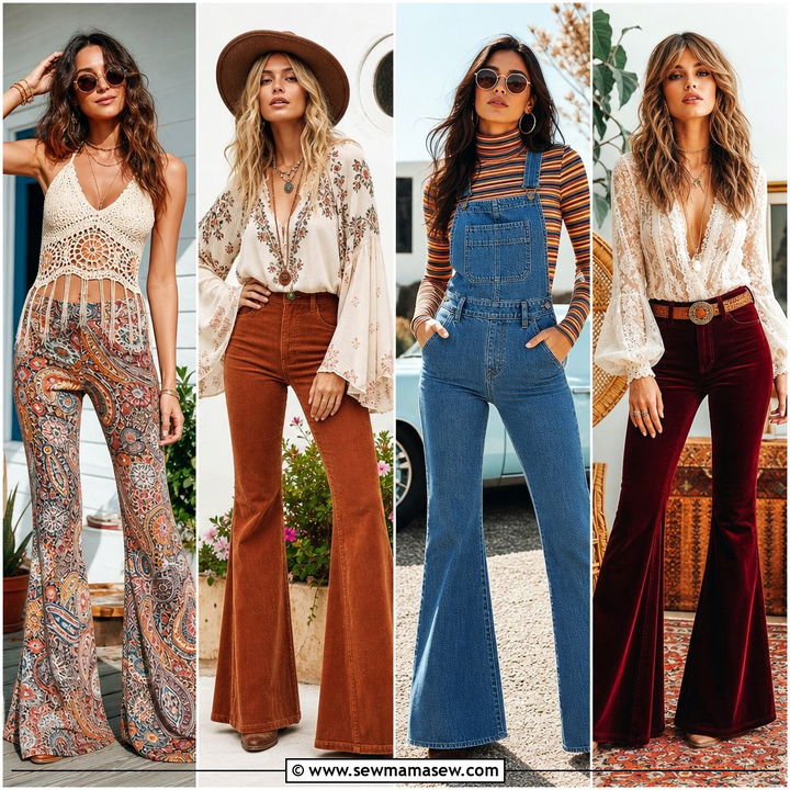 25 Boho Outfit Ideas 70s Style for Retro Free-Spirits