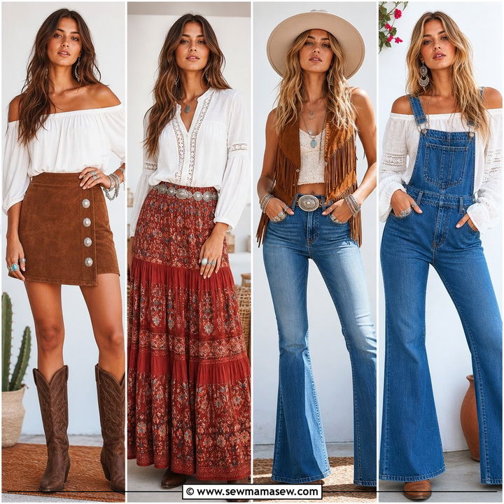 25 Boho Outfit Ideas With Silver Rings For Chic Detail