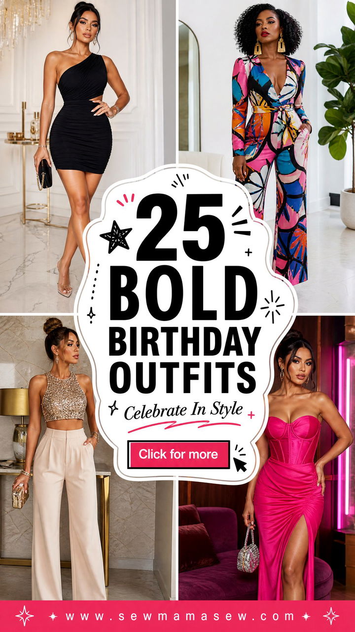 25 Bold Birthday Outfits to Make Your Celebration Unforgettable - 25 Bold Birthday Outfits to Make Your Celebration Unforgettable