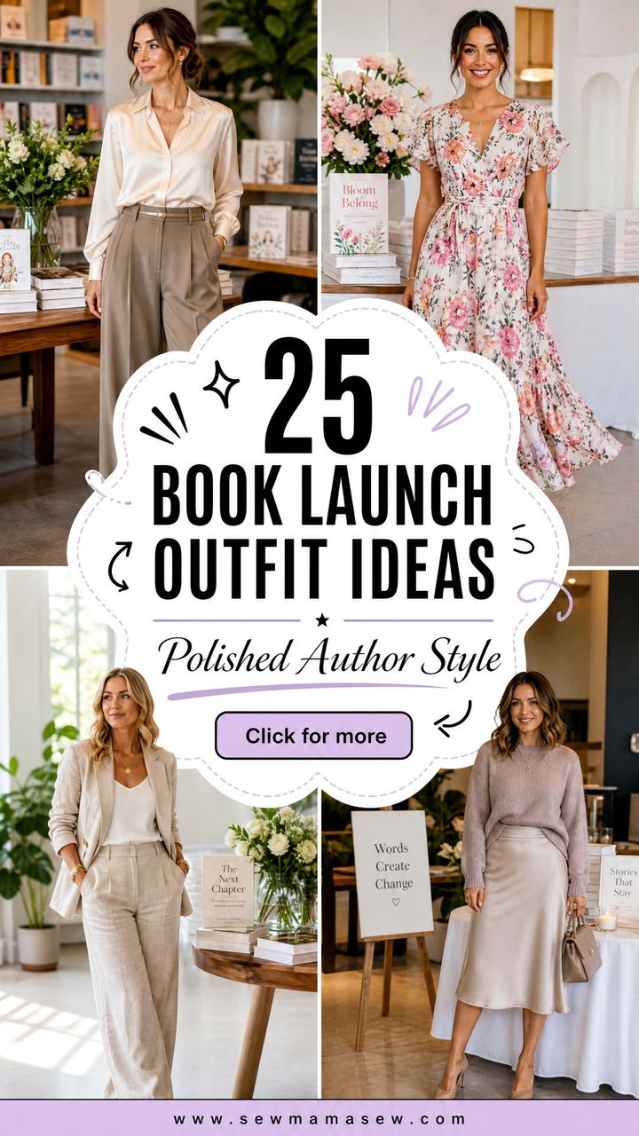 25 Book Launch Outfit Ideas to Look Polished and Memorable - 25 Book Launch Outfit Ideas to Look Polished and Memorable