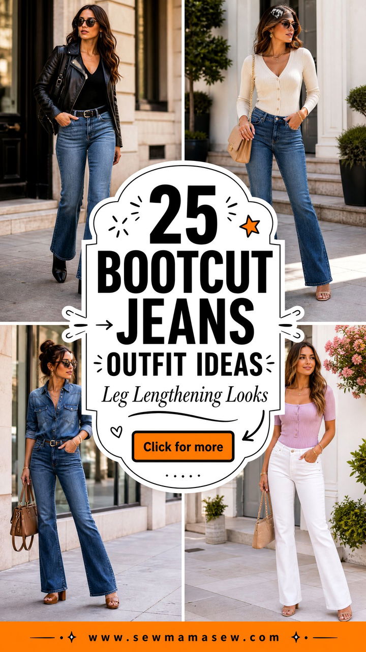25 Bootcut Jeans Outfit Ideas With Heels for Leg-Lengthening Style - 25 Bootcut Jeans Outfit Ideas With Heels for Leg-Lengthening Style