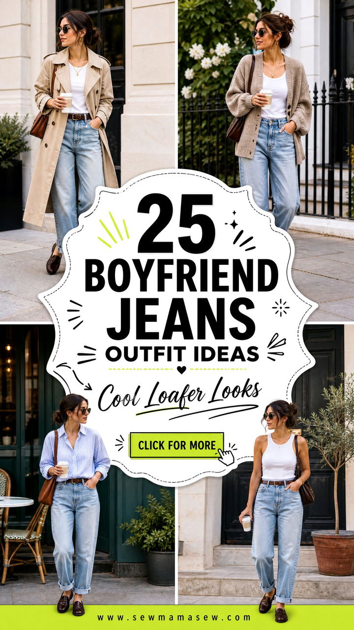 25 Boyfriend Jeans Outfit Ideas With Loafers Cool Looks - 25 Boyfriend Jeans Outfit Ideas With Loafers: Cool Looks