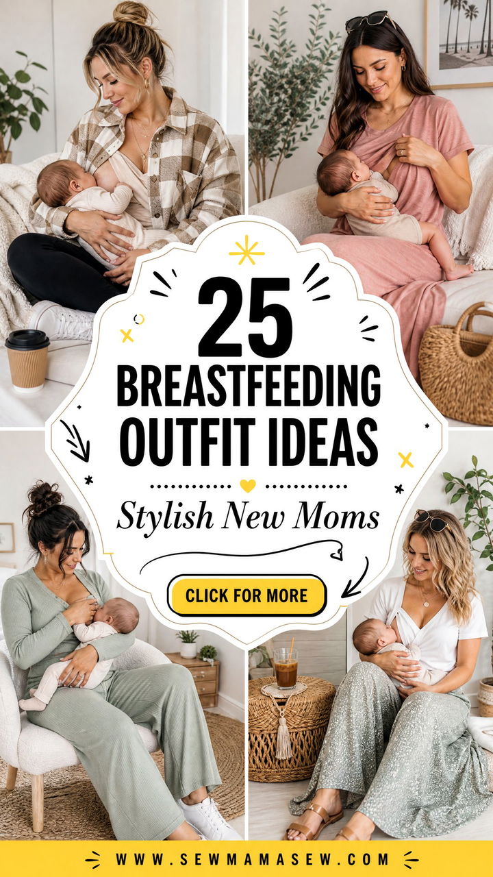 25 Breastfeeding Outfit Ideas for Stylish New Moms - 25 Breastfeeding Outfit Ideas for Stylish New Moms