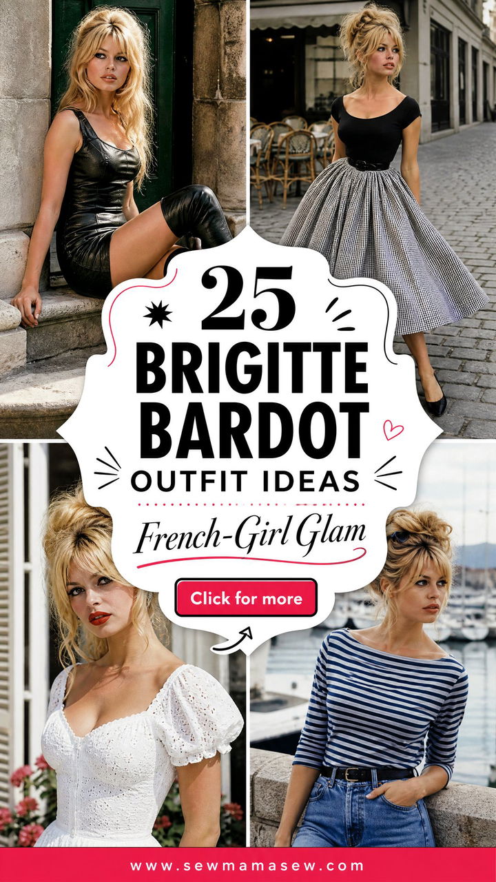 25 Brigitte Bardot Outfit Ideas for Timeless French-Girl Glam - 25 Brigitte Bardot Outfit Ideas for Timeless French-Girl Glam
