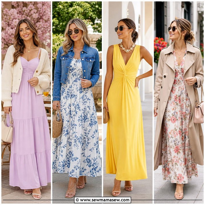 25 Brunch Outfit Ideas With A Maxi Dress For Sunny Weekends