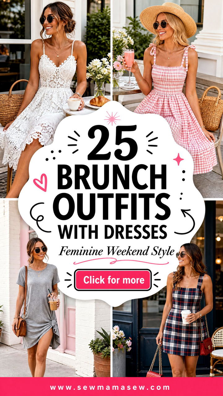 25 Brunch Outfits With Dresses For Feminine Weekend Style - 25 Brunch Outfits With Dresses For Feminine Weekend Style