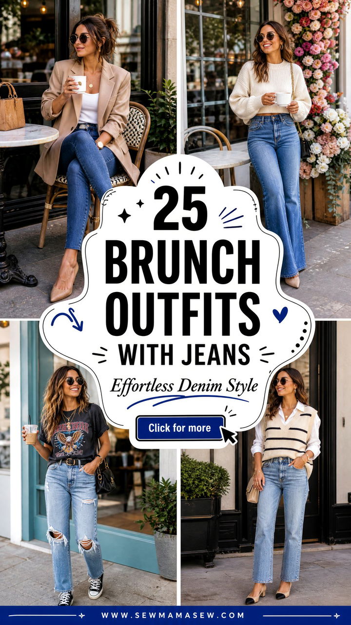 25 Brunch Outfits With Jeans For Effortless Weekend Style - 25 Brunch Outfits With Jeans For Effortless Weekend Style