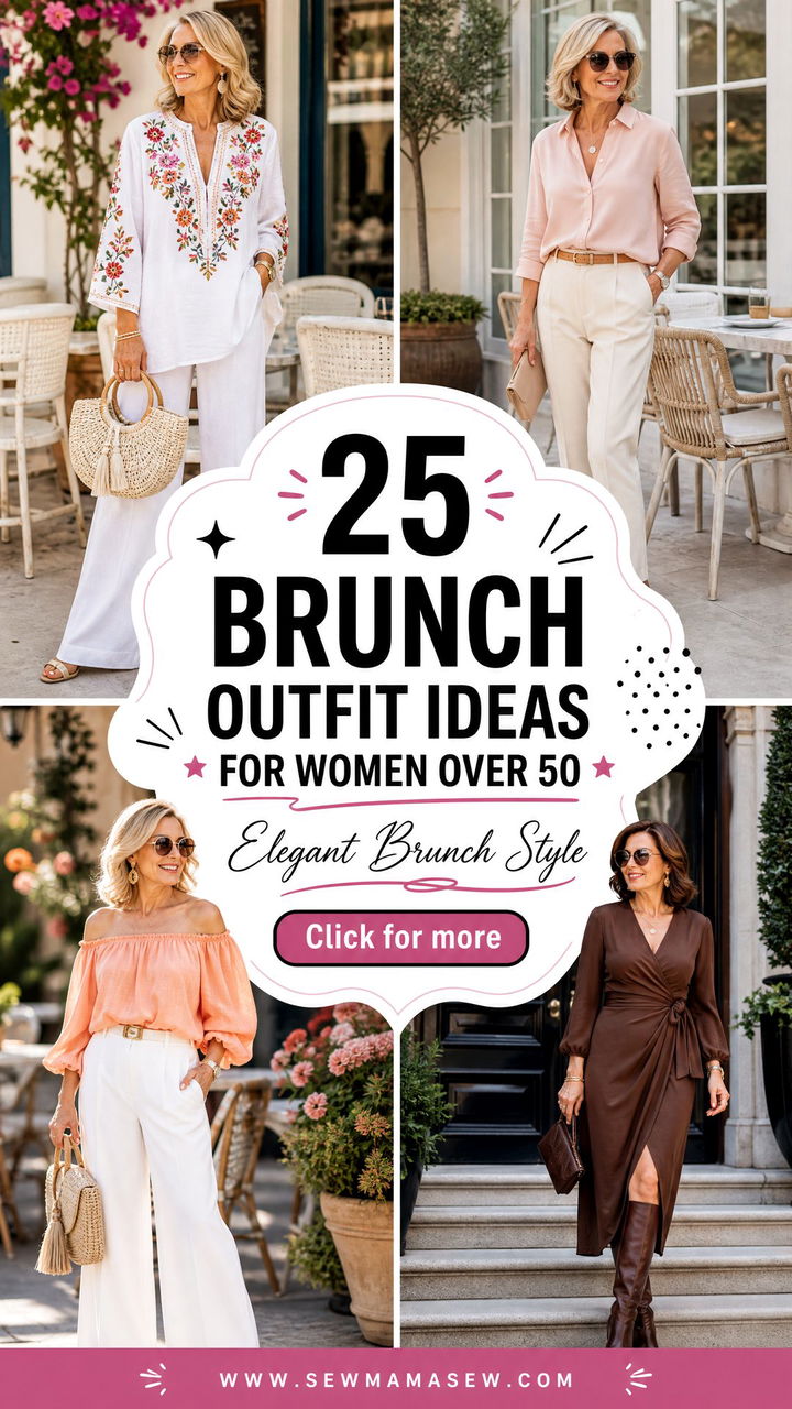 25 Brunch outfit ideas for women over 50 Elegant Looks - 25 Brunch outfit ideas for women over 50: Elegant Looks