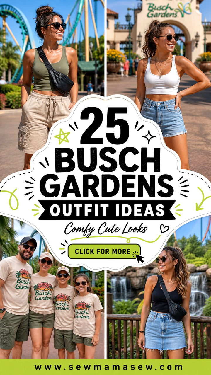 25 Busch Gardens Outfit Ideas for Comfy Cute Park Looks - 25 Busch Gardens Outfit Ideas for Comfy Cute Park Looks