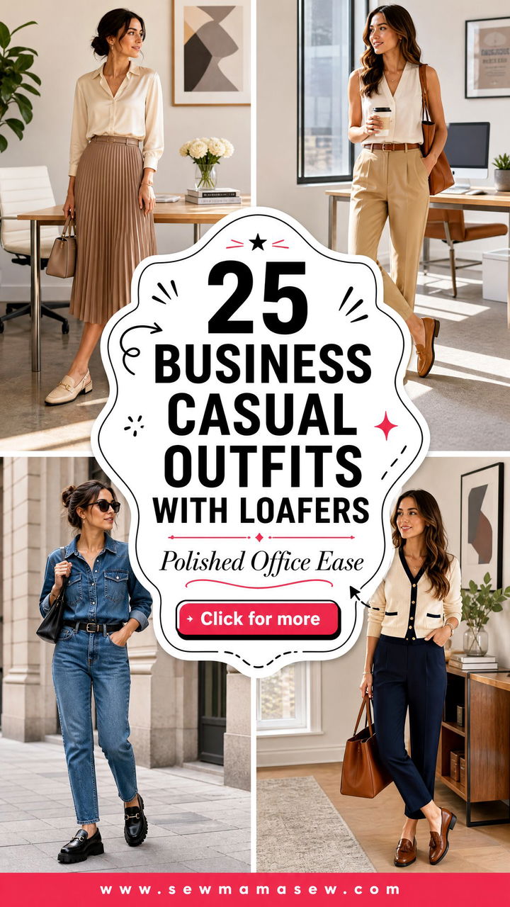 25 Business Casual Outfits With Loafers for Polished Office Ease - 25 Business Casual Outfits With Loafers for Polished Office Ease