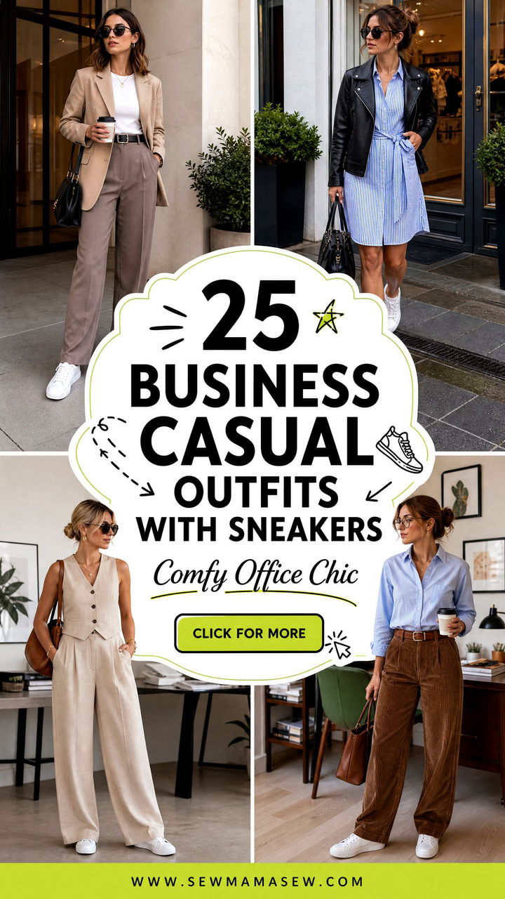 25 Business Casual Outfits With Sneakers for Work - 25 Business Casual Outfits With Sneakers for Work