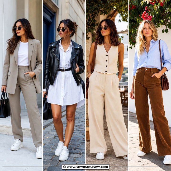 25 Business Casual Outfits With Sneakers for Work