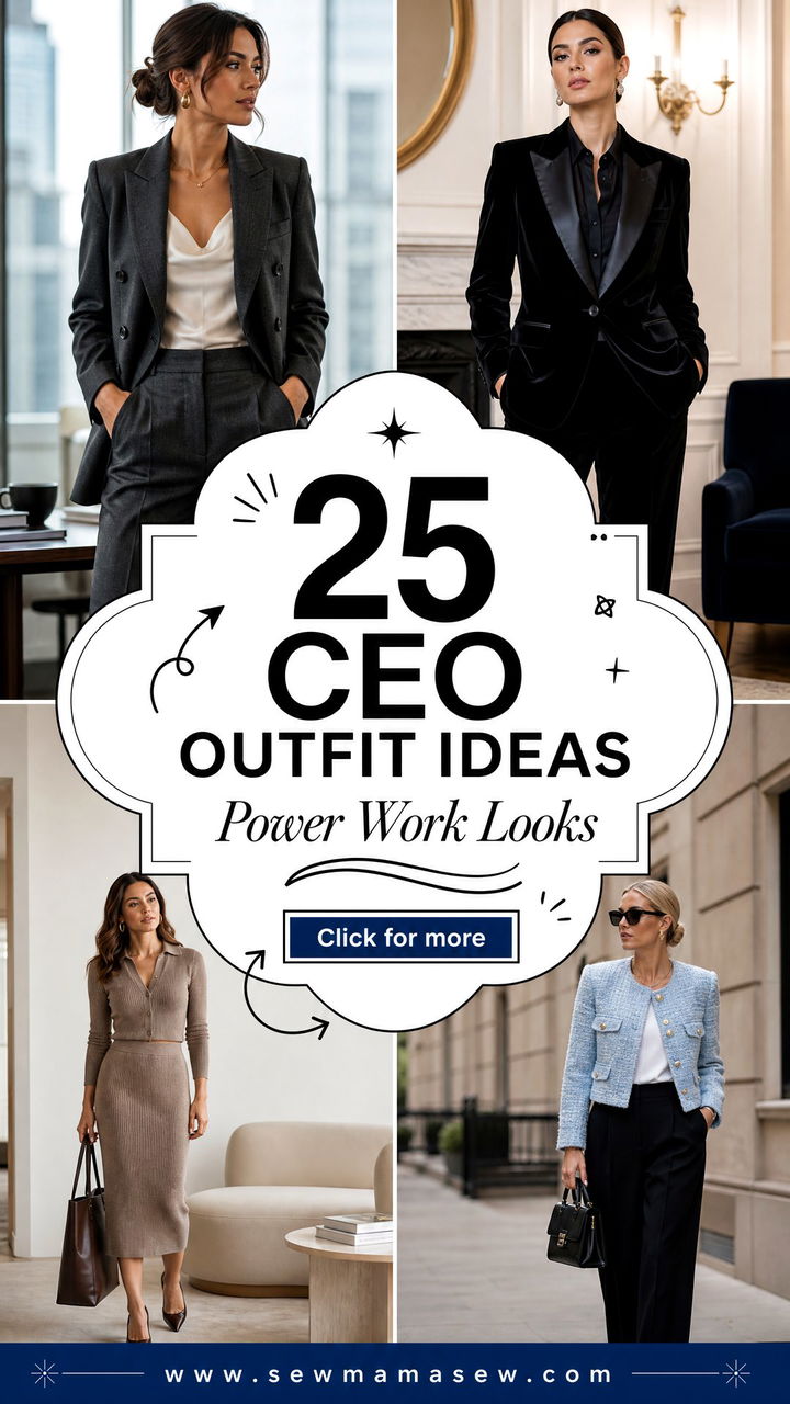 25 CEO outfit ideas for women Powerful Work Looks That Impress - 25 CEO outfit ideas for women: Powerful Work Looks That Impress