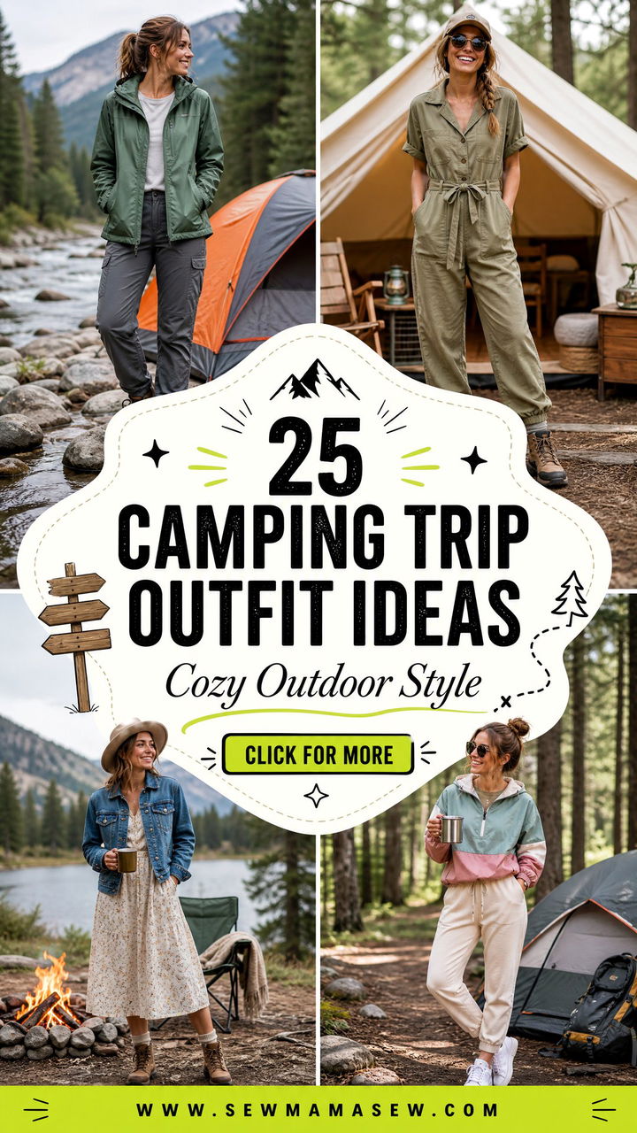 25 Camping Trip Outfit Ideas for Cozy Outdoor Style - 25 Camping Trip Outfit Ideas for Cozy Outdoor Style