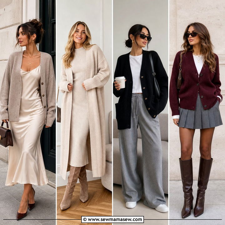 25 Cardigan Outfits For Women Over 40: Chic Easy Looks